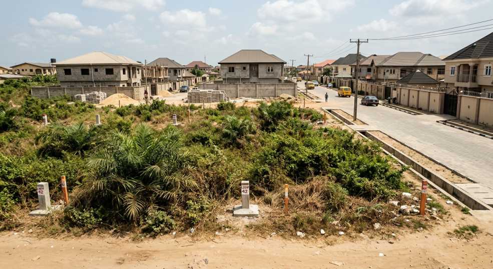 7 Myths About Land Banking in Real Estate in Lagos Nigeria 1 Undeveloped land being assessed for Real Estate in Lagos Nigeria investment